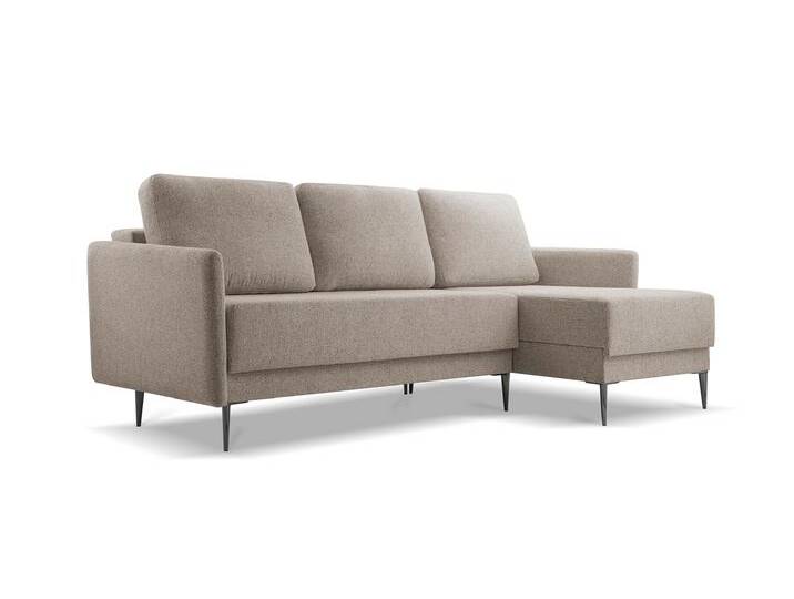 Ecksofa MORIS Beige (SICURO 50) Rechts von imoebel24