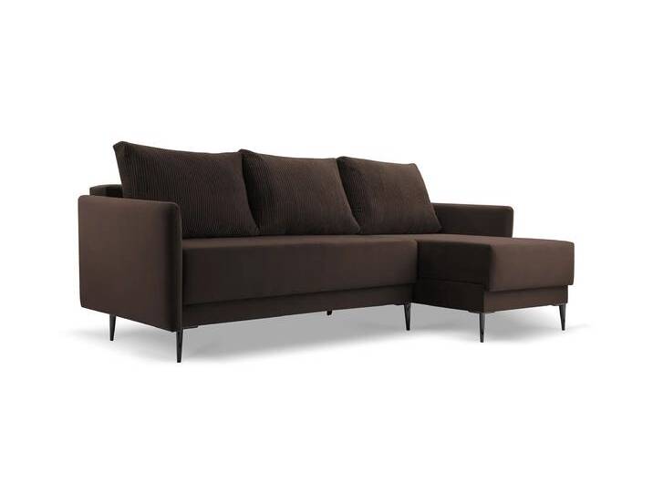 Ecksofa PEDRO Rechts Braun (Kronos 06, Poso 06) von imoebel24