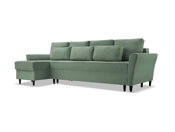 Ecksofa REGO Links Kenya grün von imoebel24