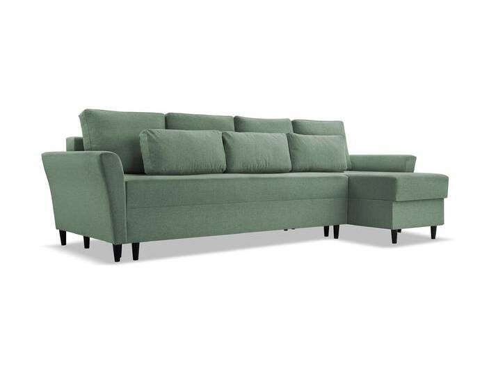 Ecksofa REGO Rechts Kenya grün von imoebel24