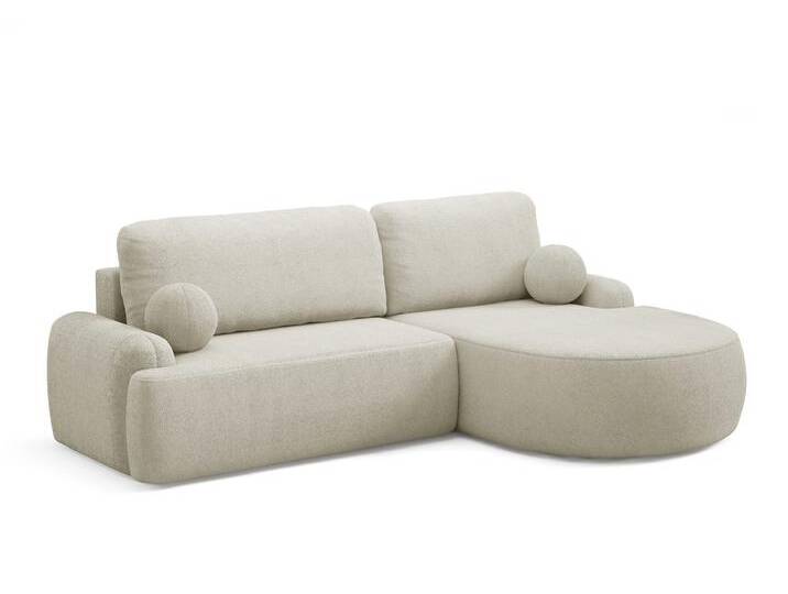 Ecksofa SELENA Quelle 03 (Creme) Rechts von imoebel24