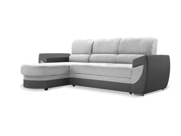 Ecksofa TRENDI Links Aschegrau/grau (Bahama 31 + Bahama 35) von imoebel24