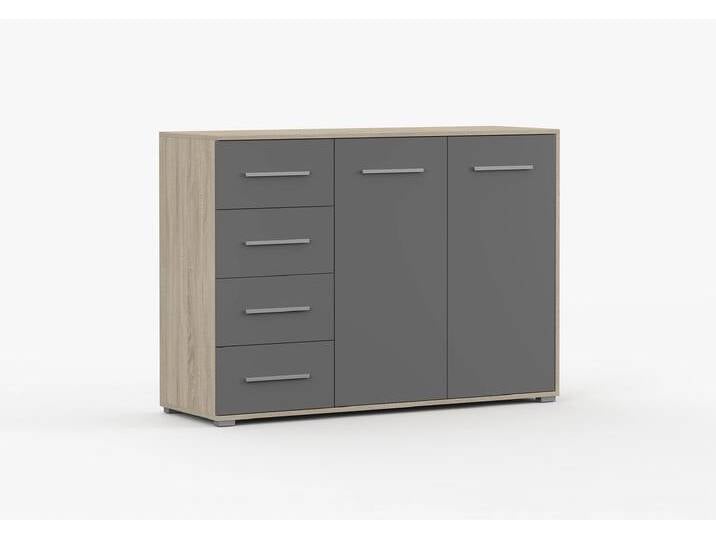 Kommode FRIDA 01 SSZ 135 cm Sonoma Eiche Grau Kommode FRIDA 01 SSZ 135 cm Sonoma Eiche Grau von imoebel24