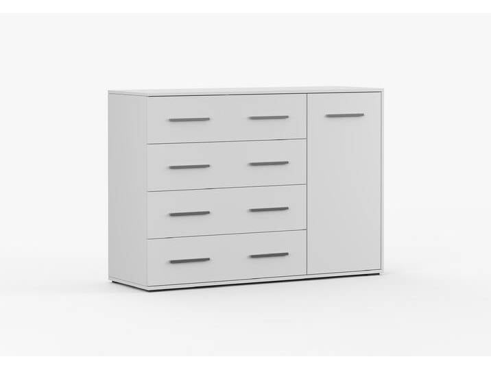 Kommode FRIDA 02 BB 135 cm Weiß Weiß Kommode FRIDA 02 BB 135 cm Weiß Weiß von imoebel24