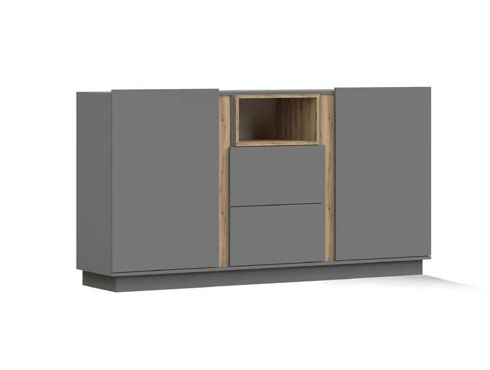 Kommode GREY II 04 180 cm Grau Grau Kommode GREY II 04 180 cm Grau Grau von imoebel24