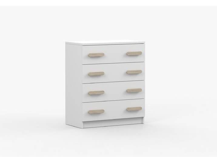 Kommode JONAS I 02 80 cm Weiß Weiß Sonoma Eiche Kommode JONAS I 02 80 cm Weiß Weiß Sonoma Eiche von imoebel24