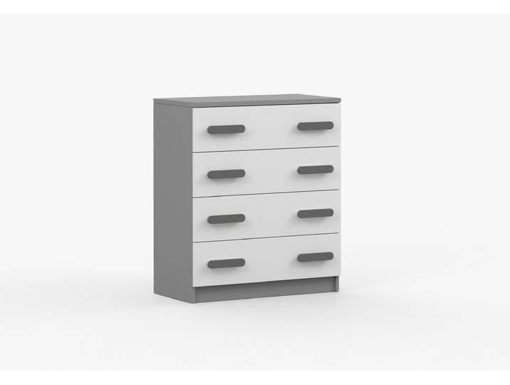 Kommode JONAS II 02 80 cm Grau Weiß Grau Kommode JONAS II 02 80 cm Grau Weiß Grau von imoebel24