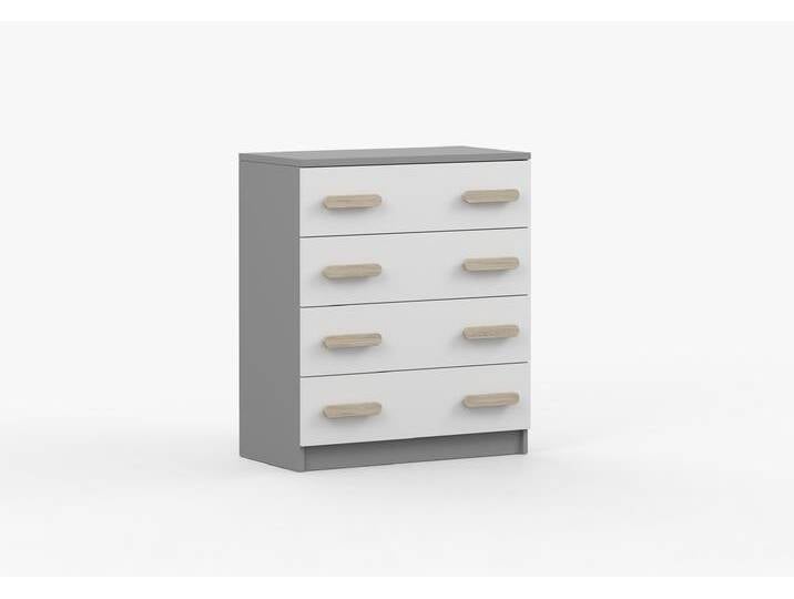 Kommode JONAS II 02 80 cm Grau Weiß Sonoma Eiche Kommode JONAS II 02 80 cm Grau Weiß Sonoma Eiche von imoebel24