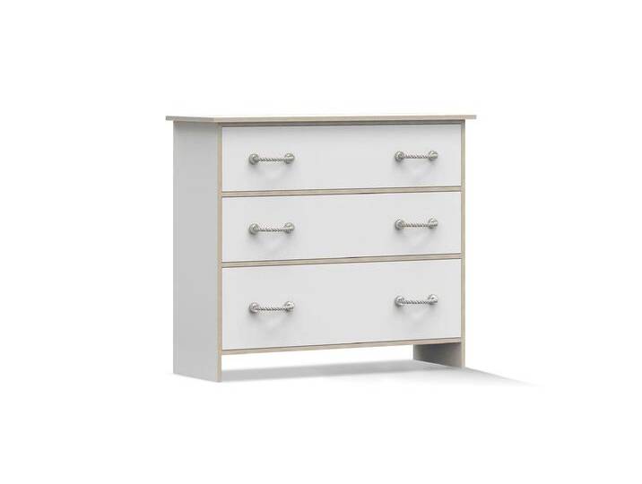 Kommode KOSMO 02 108 cm Weiß Weiß Kommode KOSMO 02 108 cm Weiß Weiß von imoebel24
