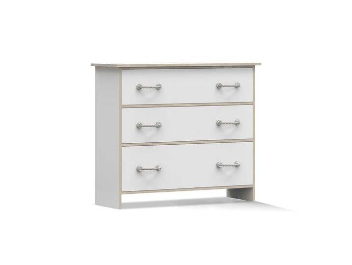 Kommode KOSMO 02 108 cm Weiß Weiß von imoebel24