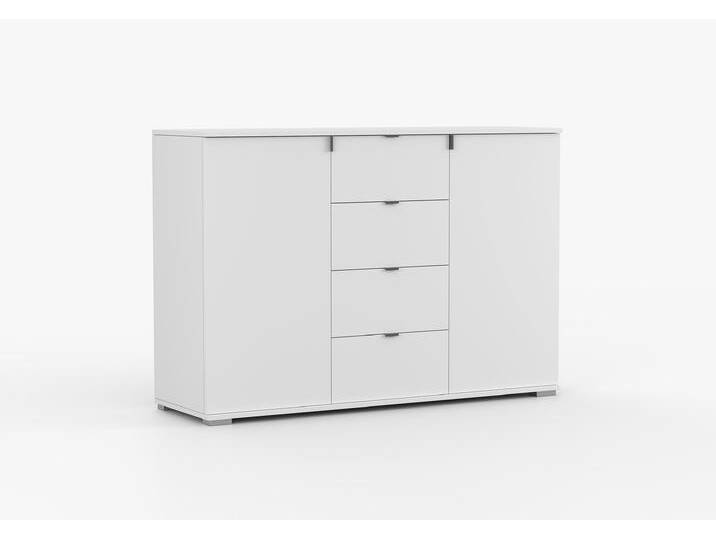 Kommode LARA 4S 135 cm Weiß Weiß von imoebel24