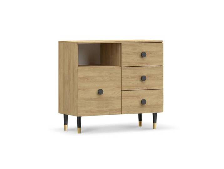 Kommode LUX 3S 100 cm Hickory Eiche Hickory Eiche von imoebel24