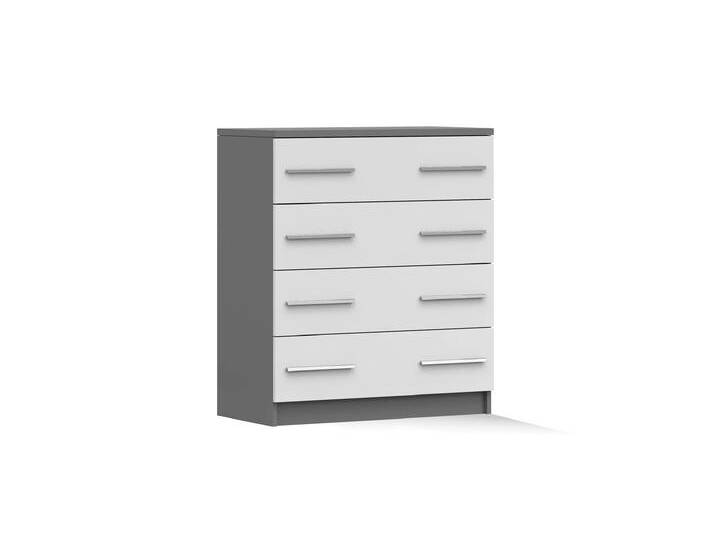 Kommode OMEGA II 02 80 cm Grau Weiß Kommode OMEGA II 02 80 cm Grau Weiß von imoebel24