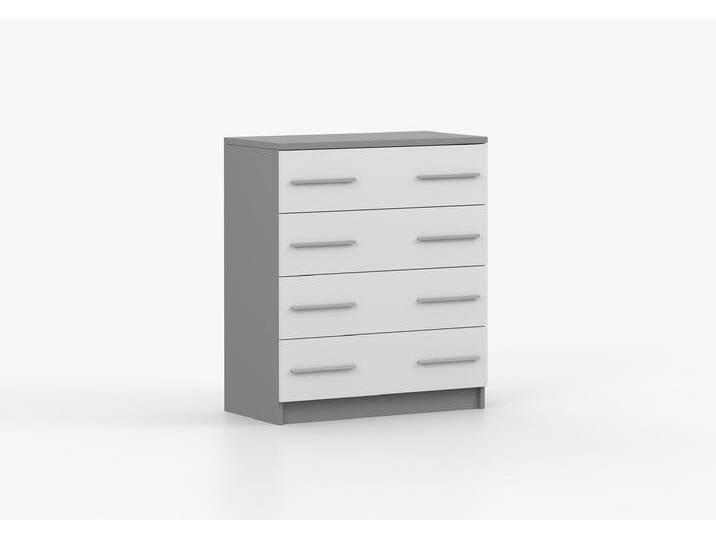 Kommode OMEGA II 02 80 cm Grau Weiß Kommode OMEGA II 02 80 cm Grau Weiß von imoebel24