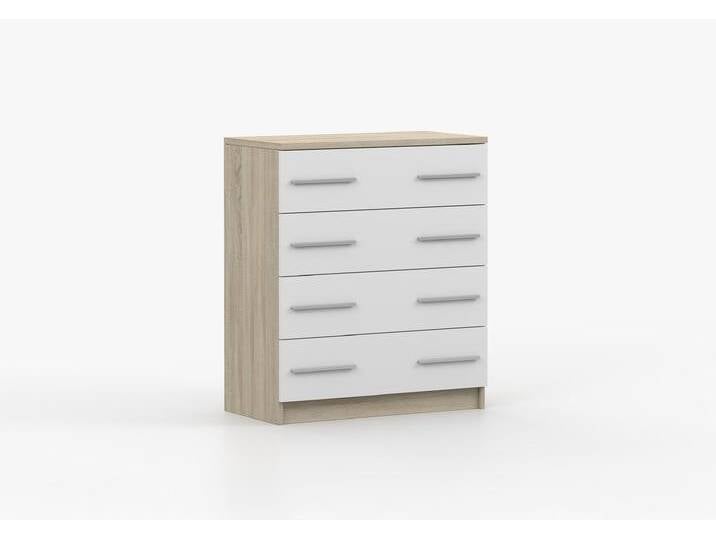 Kommode OMEGA III 02 80 cm Sonoma Eiche Weiß Kommode OMEGA III 02 80 cm Sonoma Eiche Weiß von imoebel24