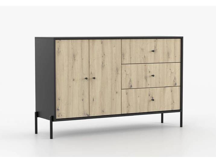 Kommode REJWEN 150 cm Schwarz Artisan Eiche Kommode REJWEN 150 cm Schwarz Artisan Eiche von imoebel24