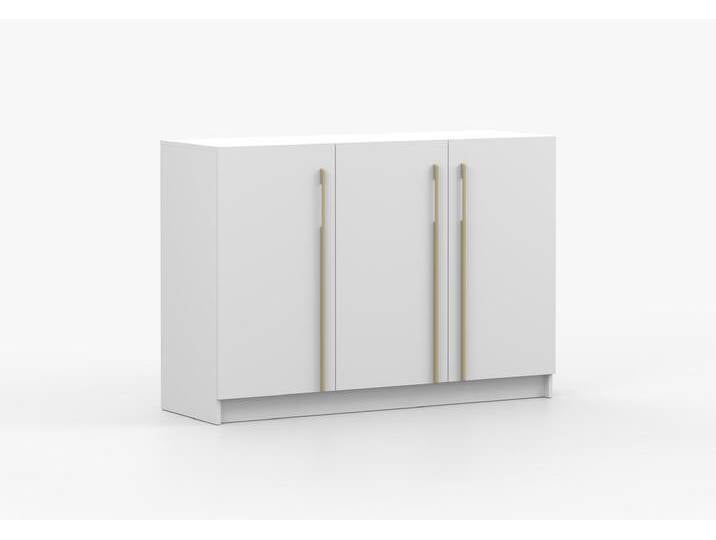 Kommode ROSA 3D 134 cm Weiß Weiß Kommode ROSA 3D 134 cm Weiß Weiß von imoebel24