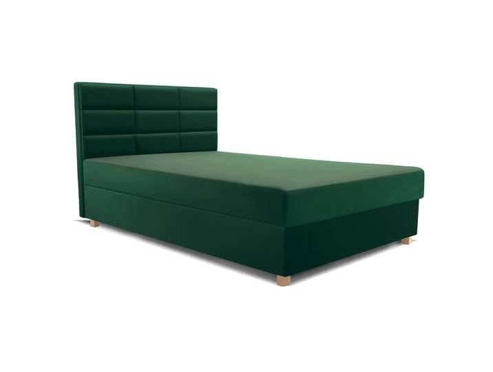Polsterbett 120x200 PIANO II Grün (Bluevelvet 78) von imoebel24