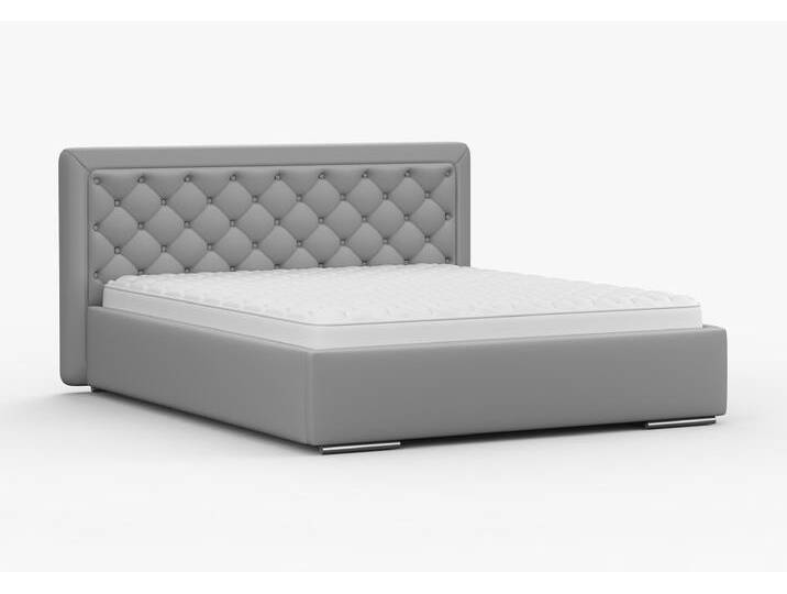 Polsterbett 160x200 MADERA Grau (Velva 15) Nein von imoebel24