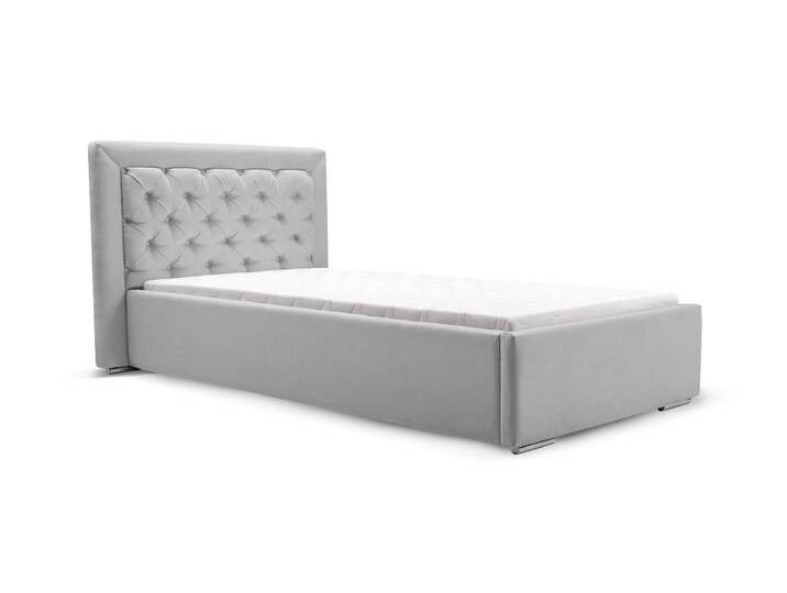 Polsterbett 90x200 MADERA Grau (Velva 15) von imoebel24