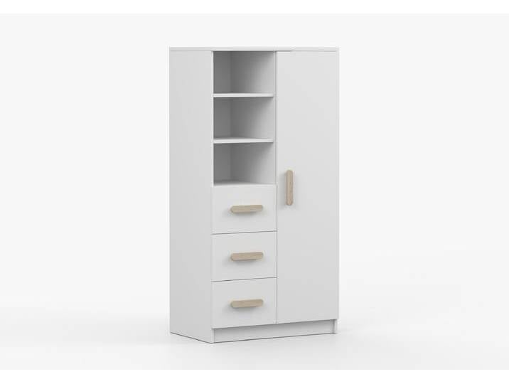 Regal JONAS I 05 80 cm Weiß Weiß Sonoma Eiche Regal JONAS I 05 80 cm Weiß Weiß Sonoma Eiche von imoebel24