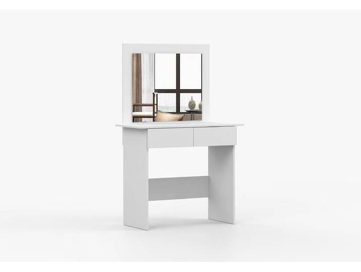 Schminktisch MELANIE I 94 cm Weiß Weiß + Spiegel Schminktisch MELANIE I 94 cm Weiß Weiß + Spiegel von imoebel24