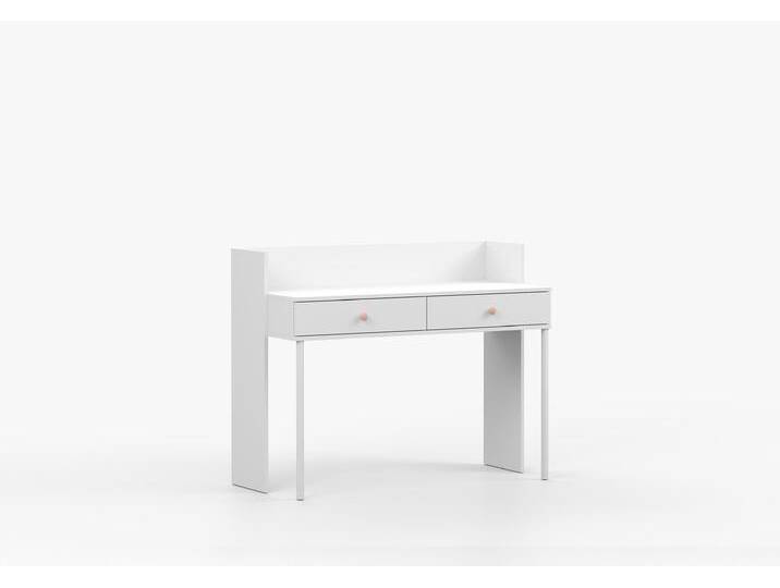 Schminktisch OLAF I 120 cm Weiß Weiß Rosa Schminktisch OLAF I 120 cm Weiß Weiß Rosa von imoebel24