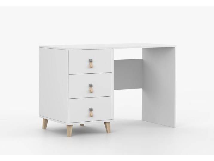 Schreibtisch FIGO 08 110 cm Weiß Weiß Schreibtisch FIGO 08 110 cm Weiß Weiß von imoebel24