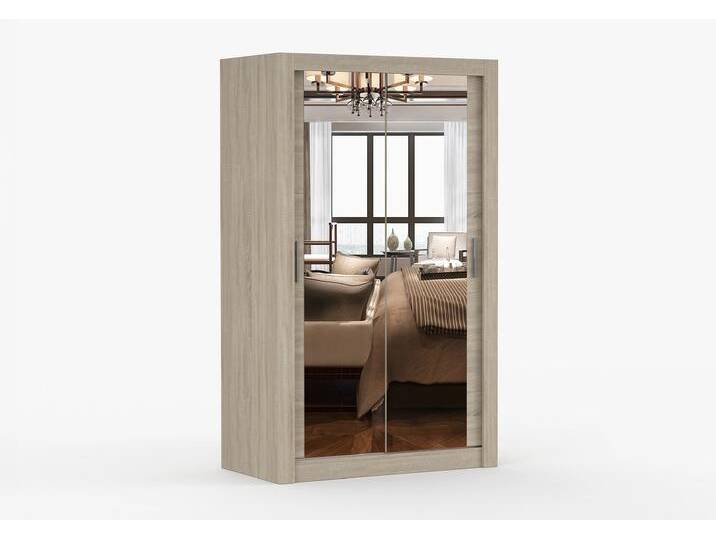 Schwebetürenschrank MILAN 120 cm Sonoma Eiche Sonoma Eiche + Spiegel Schwebetürenschrank MILAN 120 cm Sonoma Eiche Sonoma Eiche + Spiegel von imoebel24