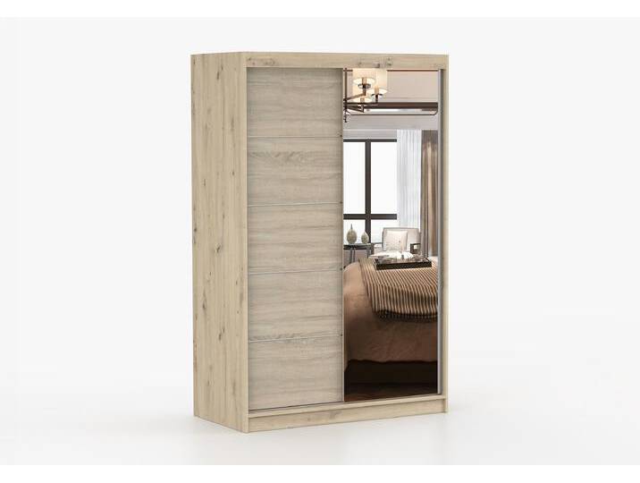 Schwebetürenschrank NEOMI 05 120 cm Artisan Eiche Sonoma Eiche + Spiegel Schwebetürenschrank NEOMI 05 120 cm Artisan Eiche Sonoma Eiche + Spiegel von imoebel24