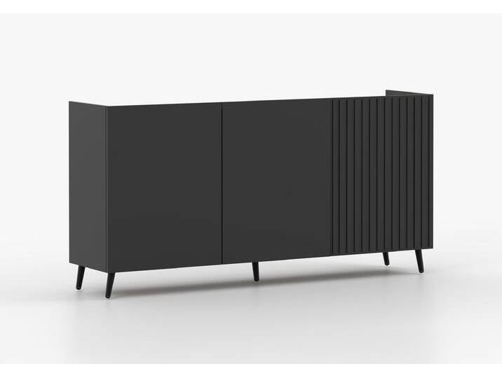 Sideboard GOJA I 180 cm Schwarz Schwarz Sideboard GOJA I 180 cm Schwarz Schwarz von imoebel24
