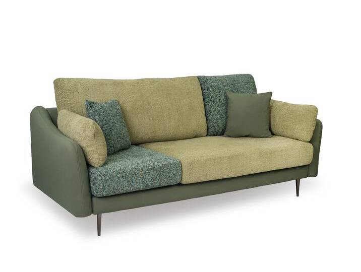 Sofa TRIO Grün (Olifante 9 Coral 25 Miscanto 75) von imoebel24