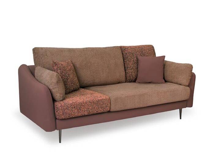 Sofa TRIO Rot (Olifante 8 Coral 45 Miscanto 80) von imoebel24