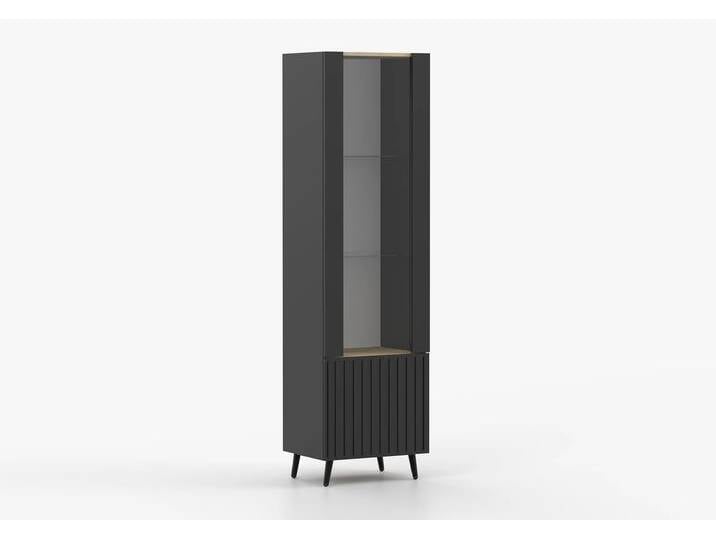 Vitrine GOJA I 53 cm Schwarz Schwarz von imoebel24