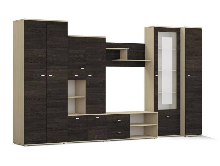 Wohnwand ARS 370 cm Canterbury Eiche Esche Wohnwand ARS 370 cm Canterbury Eiche Esche von imoebel24