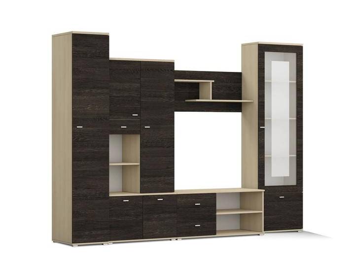 Wohnwand ARS P 290 cm Canterbury Eiche Esche von imoebel24