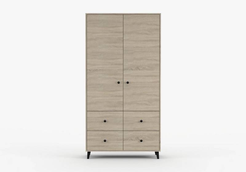 imoebel24 Drehtürenschrank FOX 06 104 - Sonoma von imoebel24