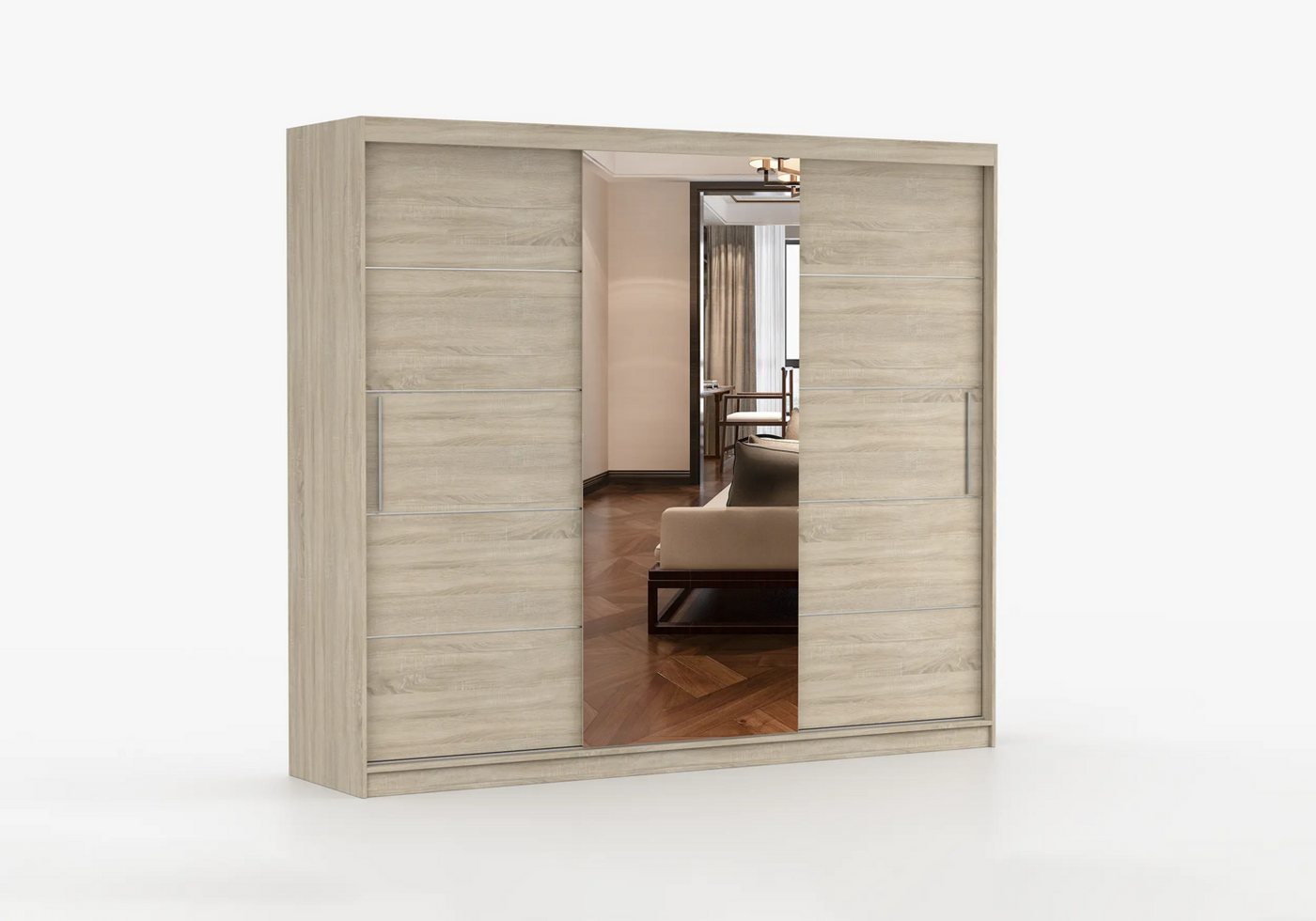 imoebel24 Schwebetürenschrank ALBA I 250 cm - Sonoma imoebel24 Schwebetürenschrank ALBA I 250 cm - Sonoma von imoebel24