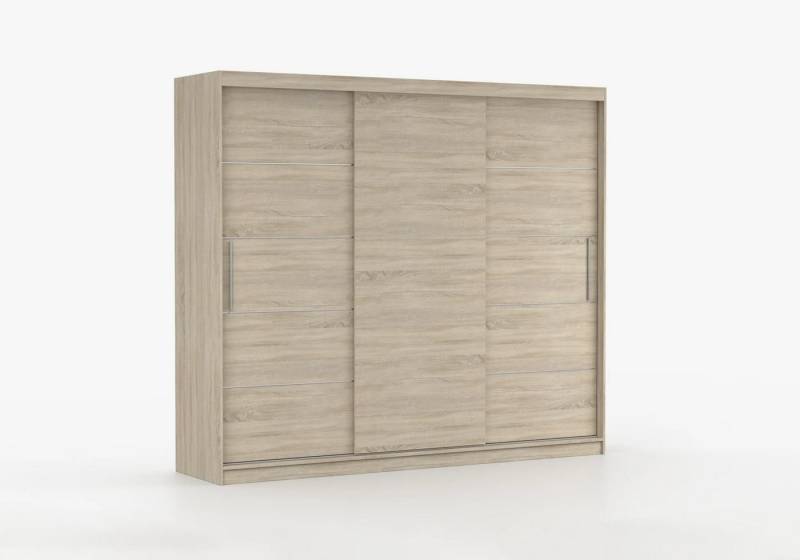 imoebel24 Schwebetürenschrank ALBA II 250 cm - Sonoma / Sonoma von imoebel24