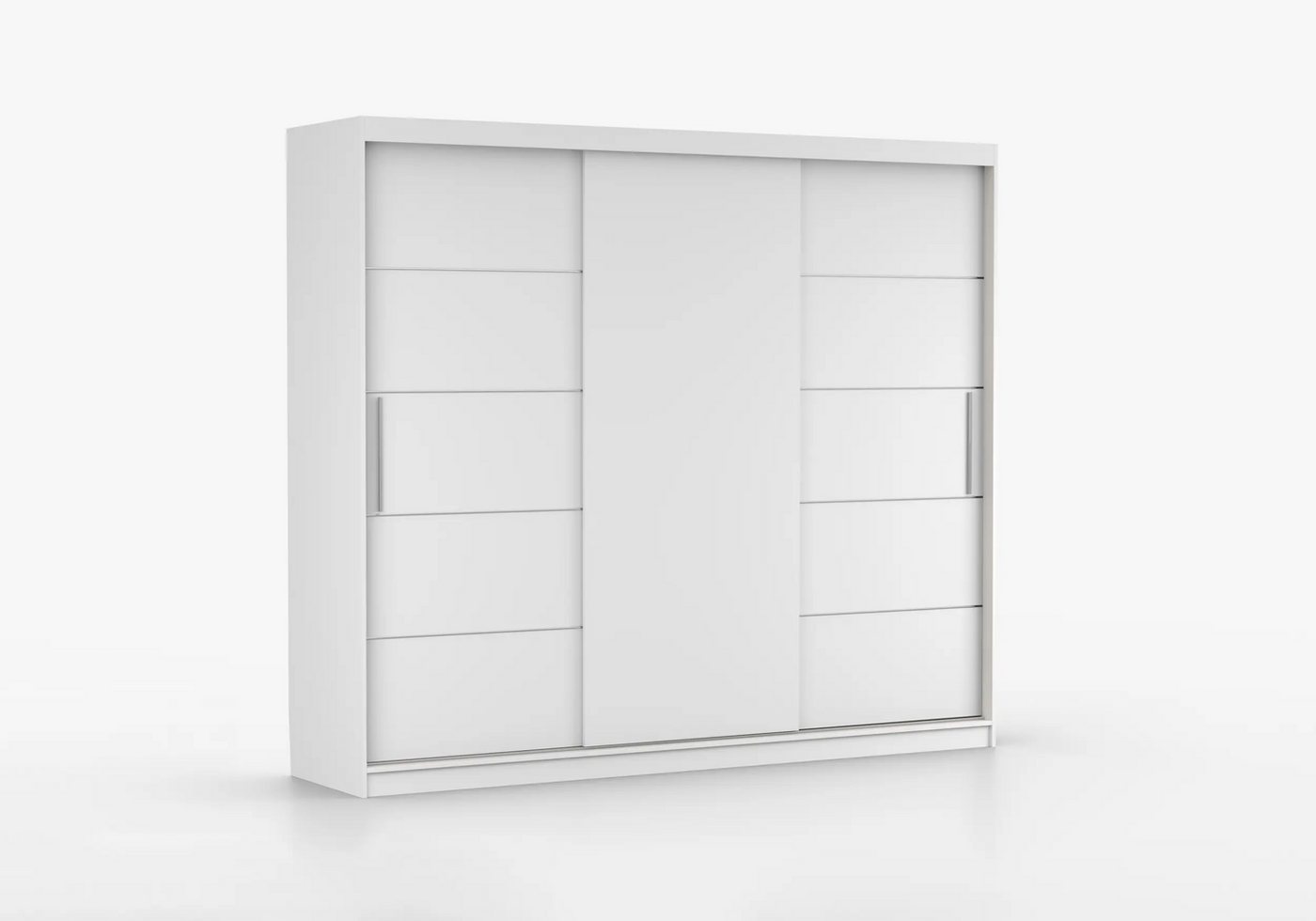 imoebel24 Schwebetürenschrank ALBA II 250 cm - Weiss Matt / Weiss Matt imoebel24 Schwebetürenschrank ALBA II 250 cm - Weiss Matt / Weiss Matt von imoebel24