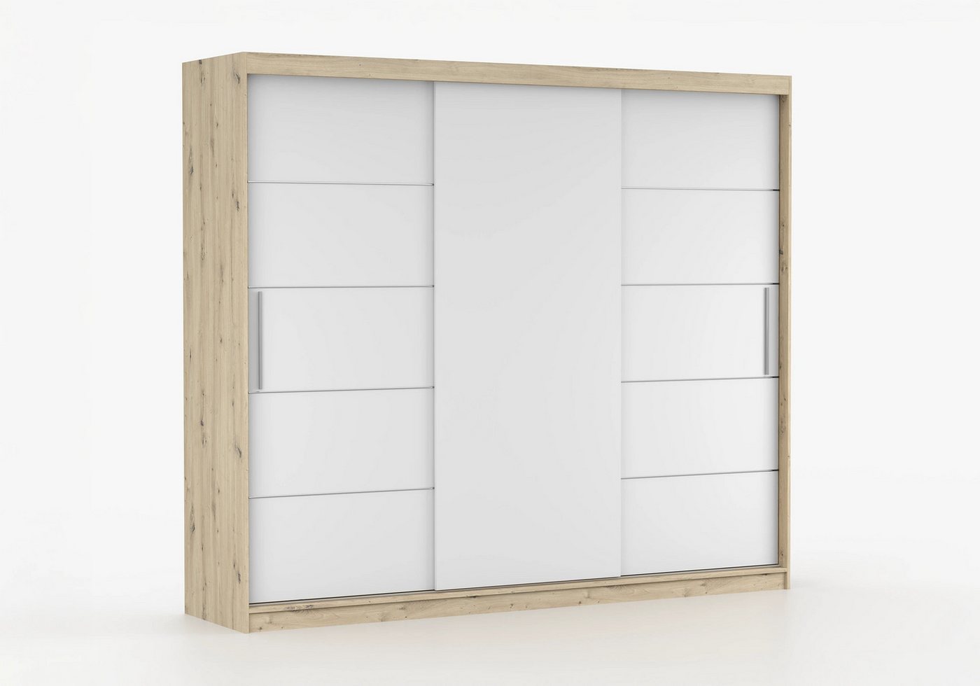 imoebel24 Schwebetürenschrank ALBA II A 250 cm - Sonoma / Weiss Matt imoebel24 Schwebetürenschrank ALBA II A 250 cm - Sonoma / Weiss Matt von imoebel24