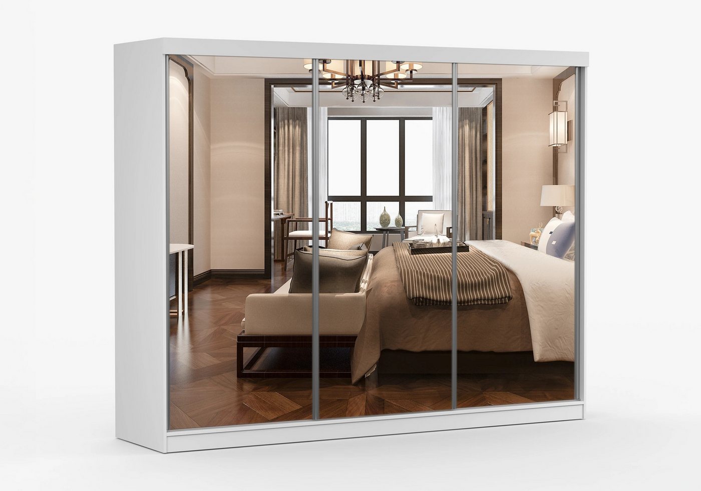 imoebel24 Schwebetürenschrank MILAN 250 - Weiss / Weiss imoebel24 Schwebetürenschrank MILAN 250 - Weiss / Weiss von imoebel24