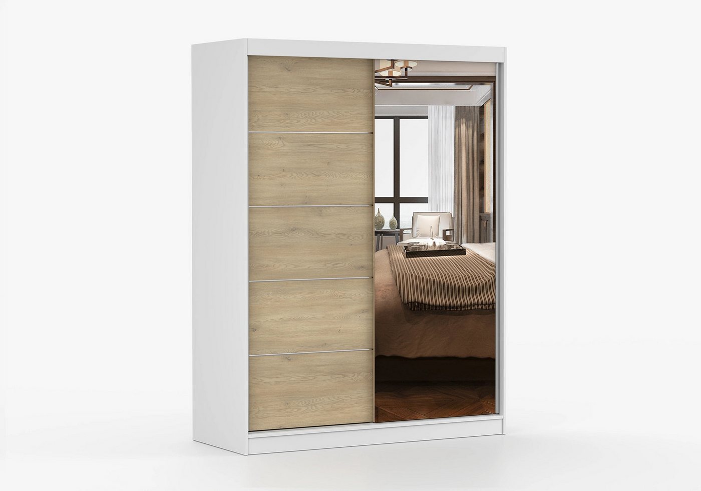 imoebel24 Schwebetürenschrank VISTA 05 CREMONA 150 cm - Weiss imoebel24 Schwebetürenschrank VISTA 05 CREMONA 150 cm - Weiss von imoebel24