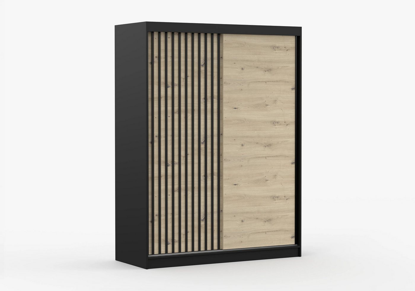 imoebel24 Schwebetürenschrank VISTA 10A 150 cm - Schwarz / Artisan imoebel24 Schwebetürenschrank VISTA 10A 150 cm - Schwarz / Artisan von imoebel24