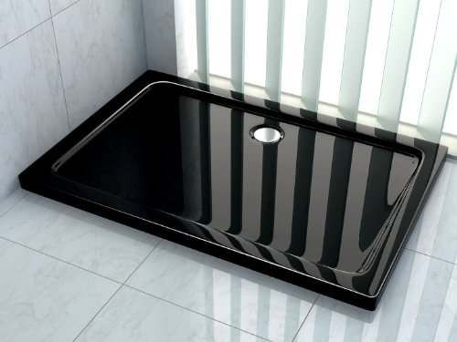 50 mm Duschtasse 100 x 90 cm (schwarz) von impex-bad_de