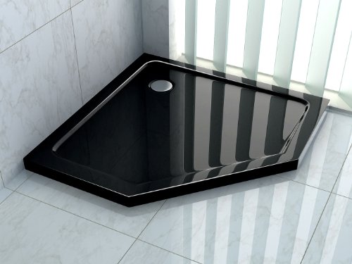 50 mm Duschtasse für FIVE 90 x 90 (schwarz) von impex-bad_de