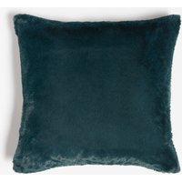 ïn home Recyceltes Polyester Kunstfell Kissen - Blau von ïn home