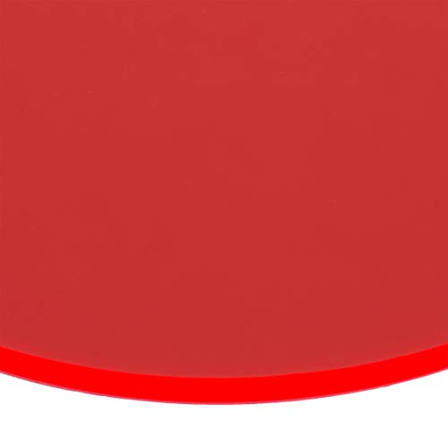 in-outdoorshop Acrylglas, Zuschnitt, Rund, Scheibe, Fluoreszierend, Platte Rund, verschiedene Größen(Ø 120mm, rot) von IN-OUTDOORSHOP.DE FUN SEA BIKE SNOW FIRE