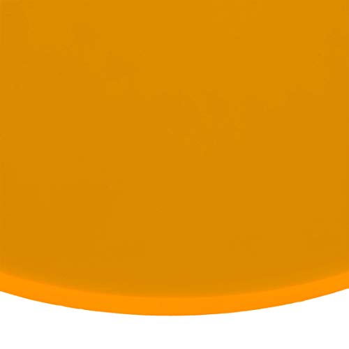 in-outdoorshop Acrylglas, Zuschnitt, Rund, Scheibe, Fluoreszierend, Platte Rund, verschiedene Größen(Ø 40mm, orange) von IN-OUTDOORSHOP