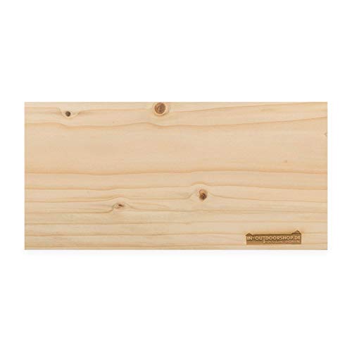 IN-OUTDOORSHOP Premium Grillbrett Räucherbrett aus Zedernholz das Grill Zubehör zum Räuchern (6er Set) von IN-OUTDOORSHOP